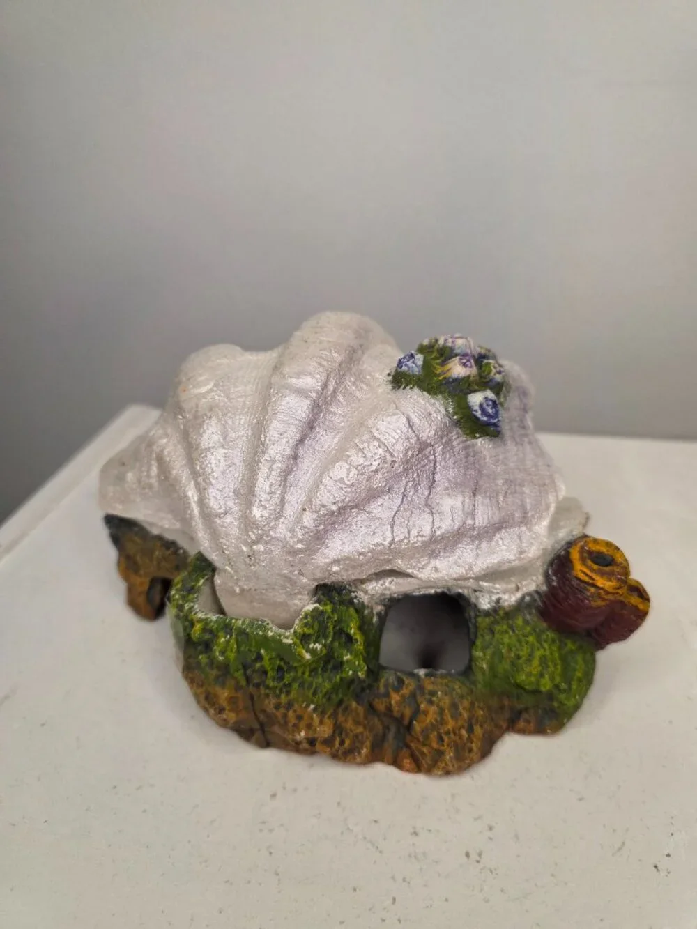 Top Fin Aquarium Pearls Shell Bubbler Decorative